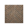 Outdoor Lifestyles 42" Courtyard Outdoor Fireplace, Brown Herringbone Refractory for Courtyard 42" (ODCOUG-42BHR)