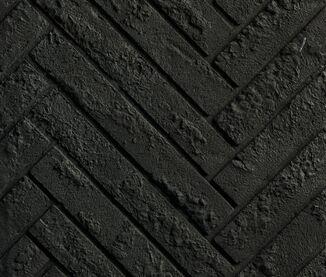 Outdoor Lifestyles 42" Courtyard Outdoor Fireplace, Black Herringbone Refractory for Courtyard 42" (ODCOUG-42BKHR)