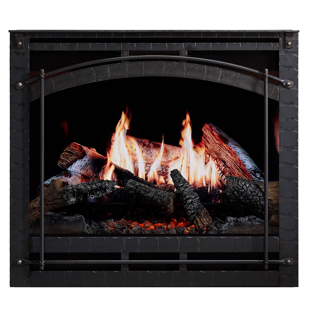 SimpliFire Chateau Forge front for Inception Electric Fireplace (SF-CHAF-36), view 2