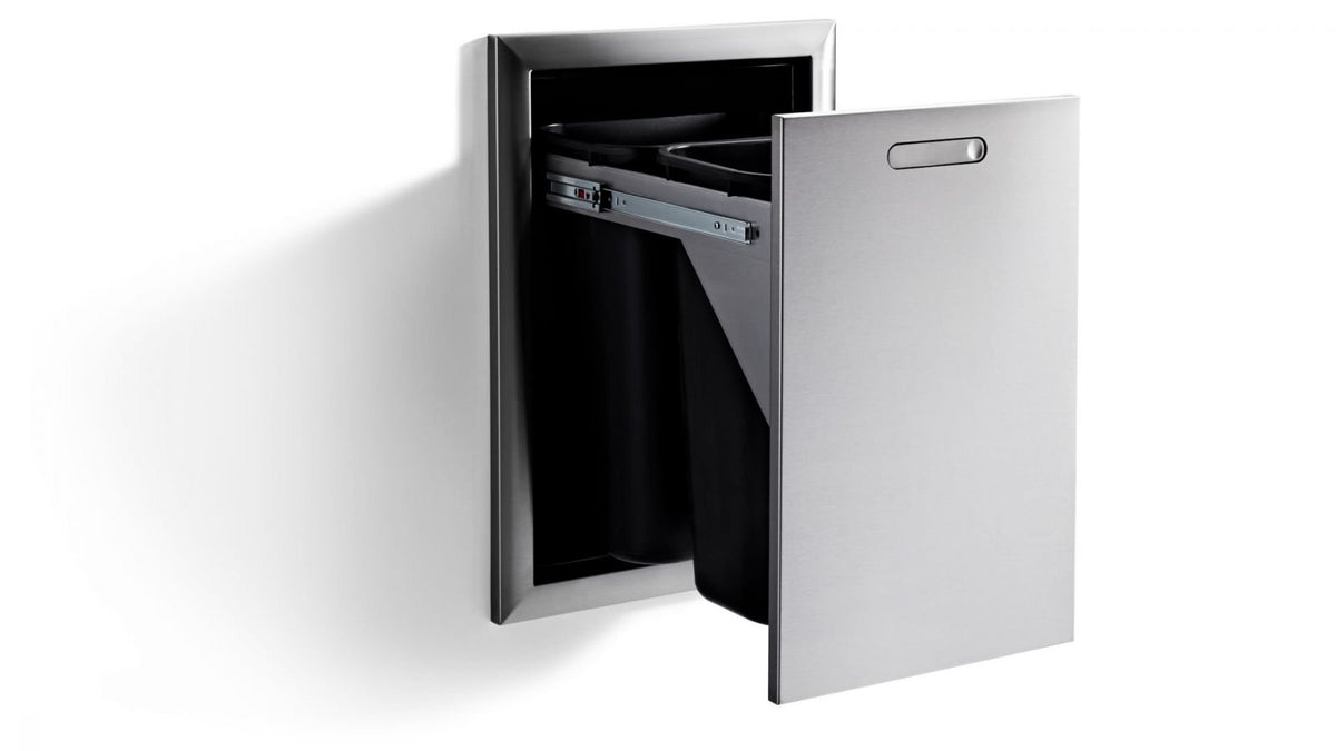 Lynx Ventana Outdoor Trash and Recycle Center (L20TR-4) – view 2