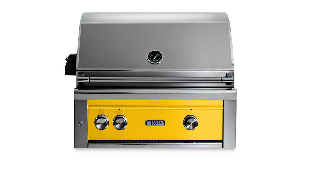 Lynx 30” Professional Built in Grill with 1 Trident Infrared Burner and 1 Ceramic Burner and Rotisserie (L30TR) – view 6