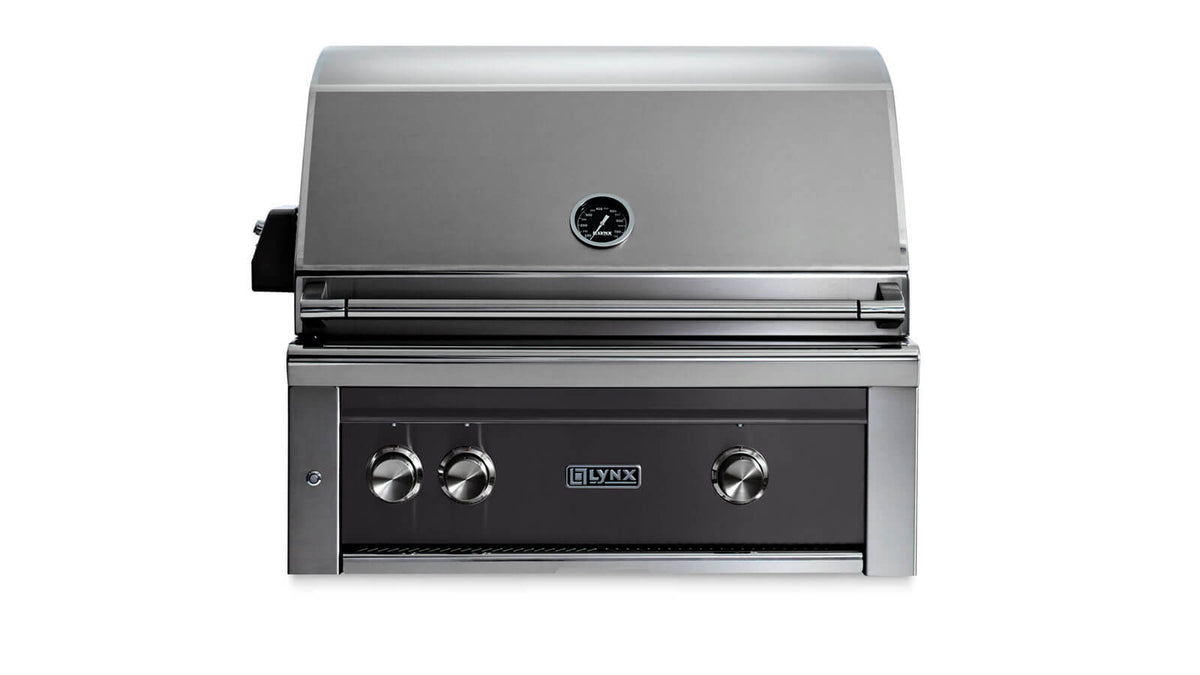 Lynx 30” Professional Built in Grill with 1 Trident Infrared Burner and 1 Ceramic Burner and Rotisserie (L30TR) – view 7