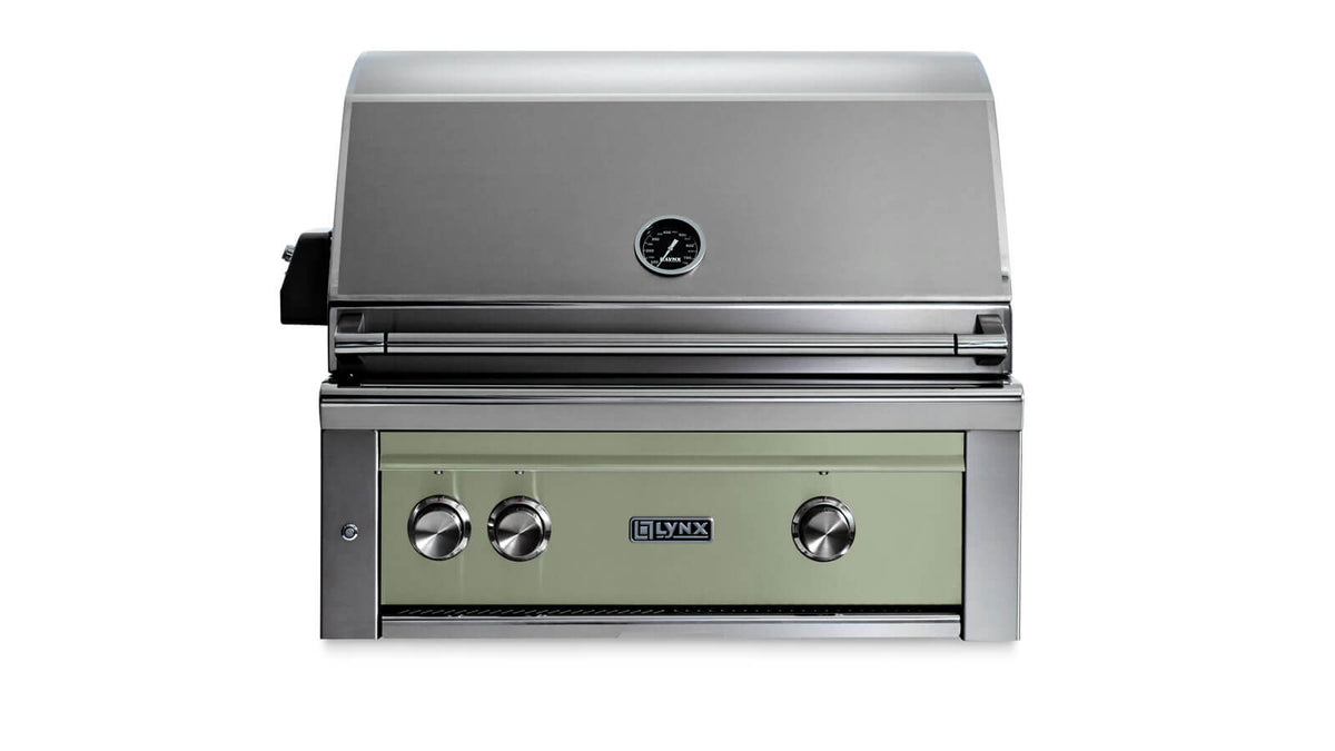 Lynx 30” Professional Built in Grill with 1 Trident Infrared Burner and 1 Ceramic Burner and Rotisserie (L30TR) – view 8