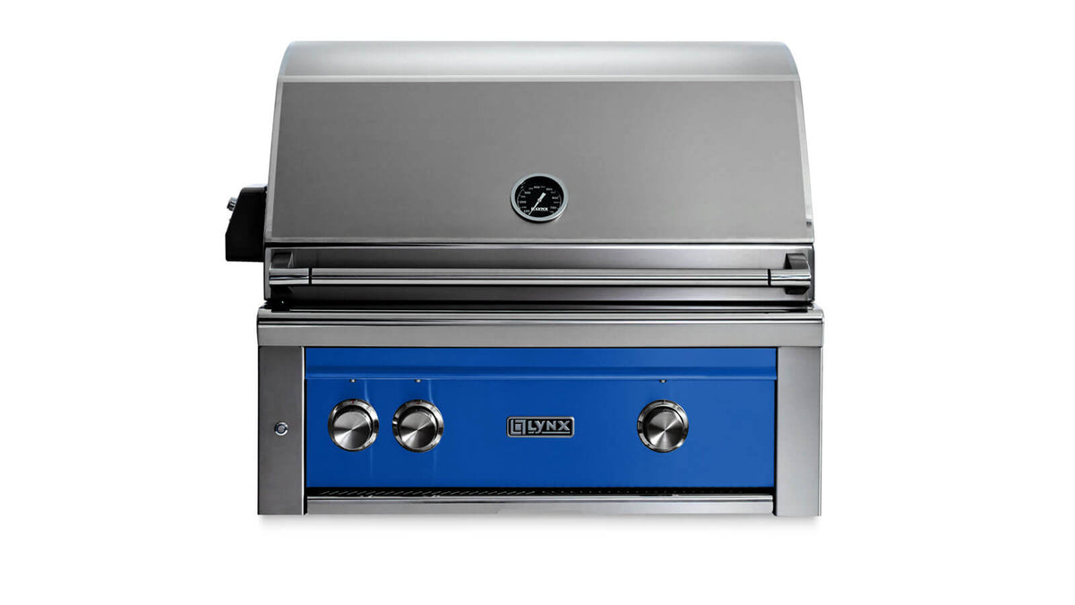 Lynx 30” Professional Built in Grill with 1 Trident Infrared Burner and 1 Ceramic Burner and Rotisserie (L30TR) – view 10