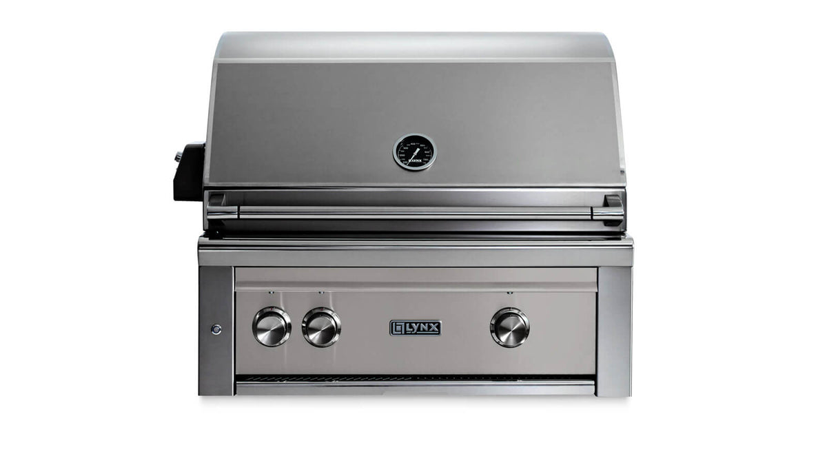 Lynx 30” Professional Built in Grill with 1 Trident Infrared Burner and 1 Ceramic Burner and Rotisserie (L30TR) – view 9