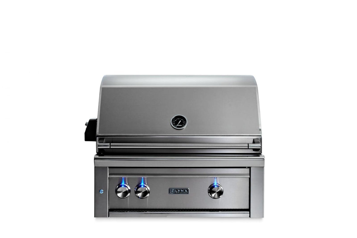 Lynx 30” Professional Built in Grill with 1 Trident Infrared Burner and 1 Ceramic Burner and Rotisserie (L30TR) – view 4