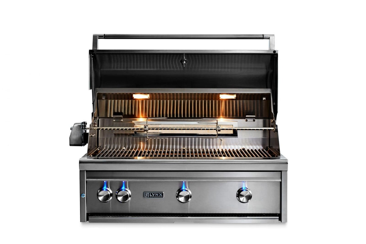 Lynx Professional Grill with 1 Trident Infrared Burner and 2 Ceramic Burners and Rotisserie (L42TR) – view 8