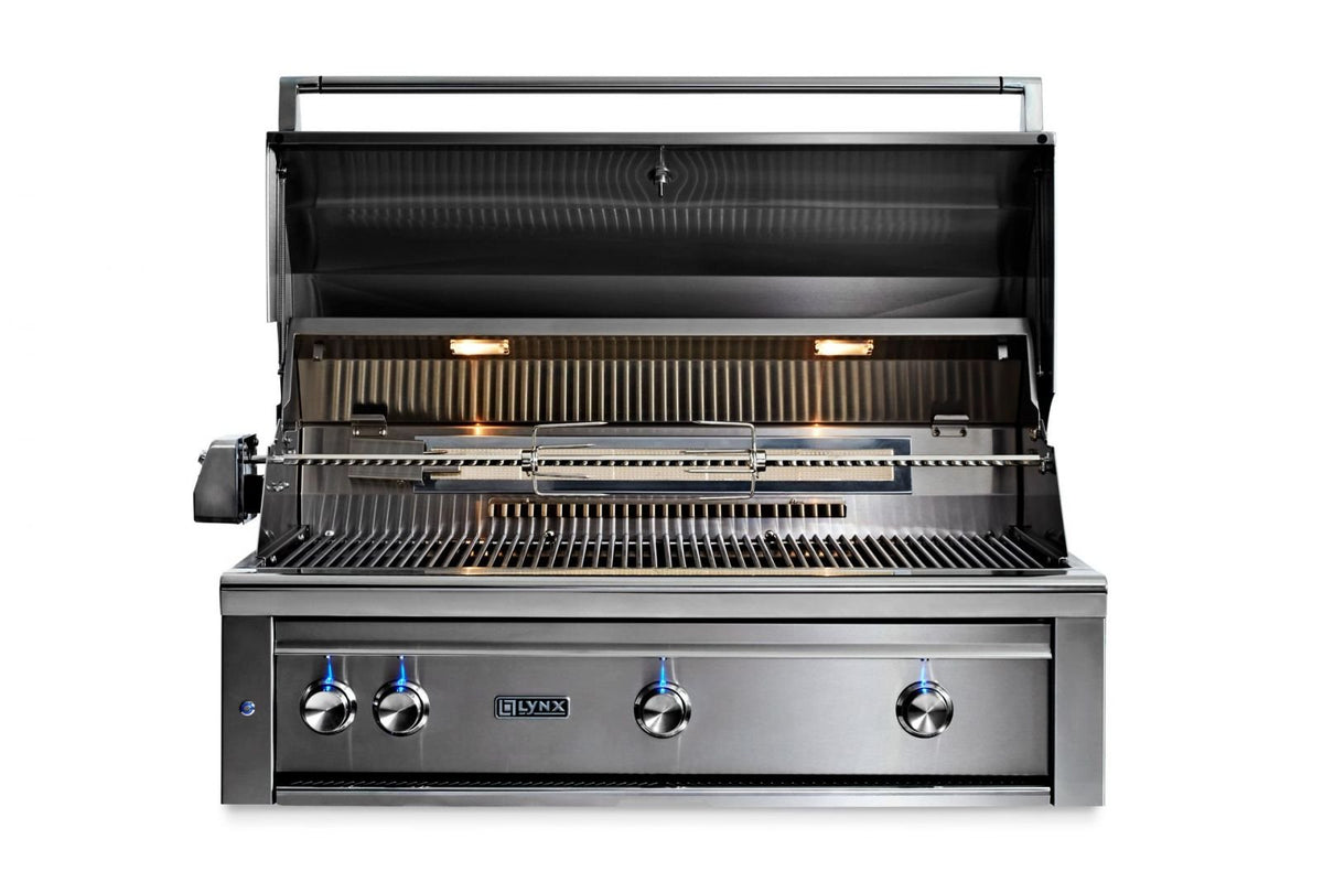 Lynx Professional Grill with 1 Trident Infrared Burner and 2 Ceramic Burners and Rotisserie (L42TR) – view 3
