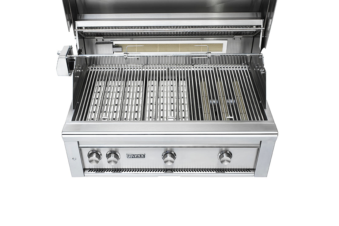 Lynx Professional Grill with 1 Trident Infrared Burner and 2 Ceramic Burners and Rotisserie (L42TR) – view 10