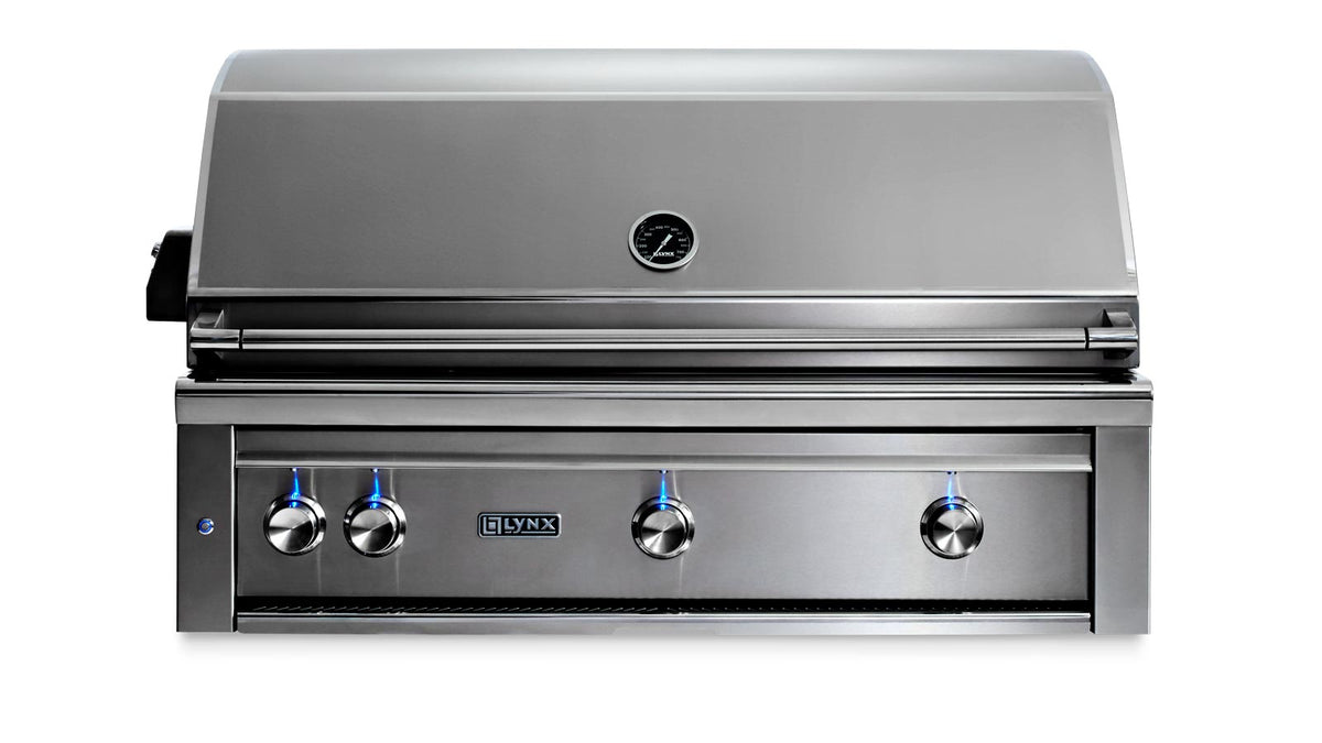 Lynx Professional Grill with 1 Trident Infrared Burner and 2 Ceramic Burners and Rotisserie (L42TR)