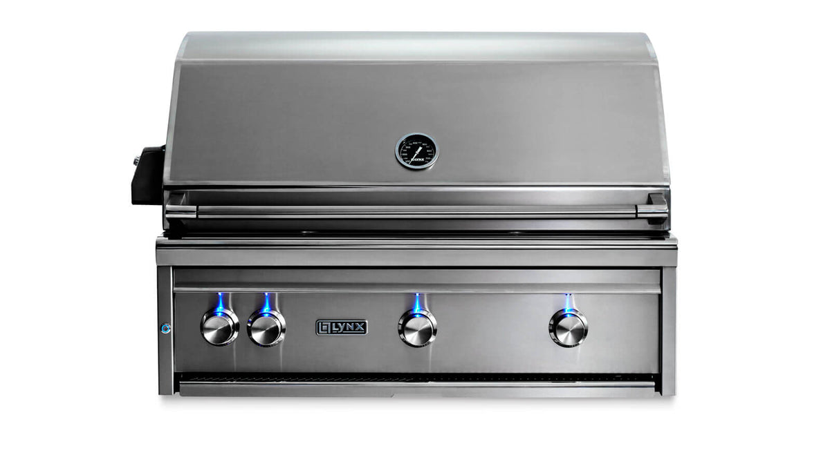 Lynx Professional Grill with 1 Trident Infrared Burner and 2 Ceramic Burners and Rotisserie (L42TR) – view 6