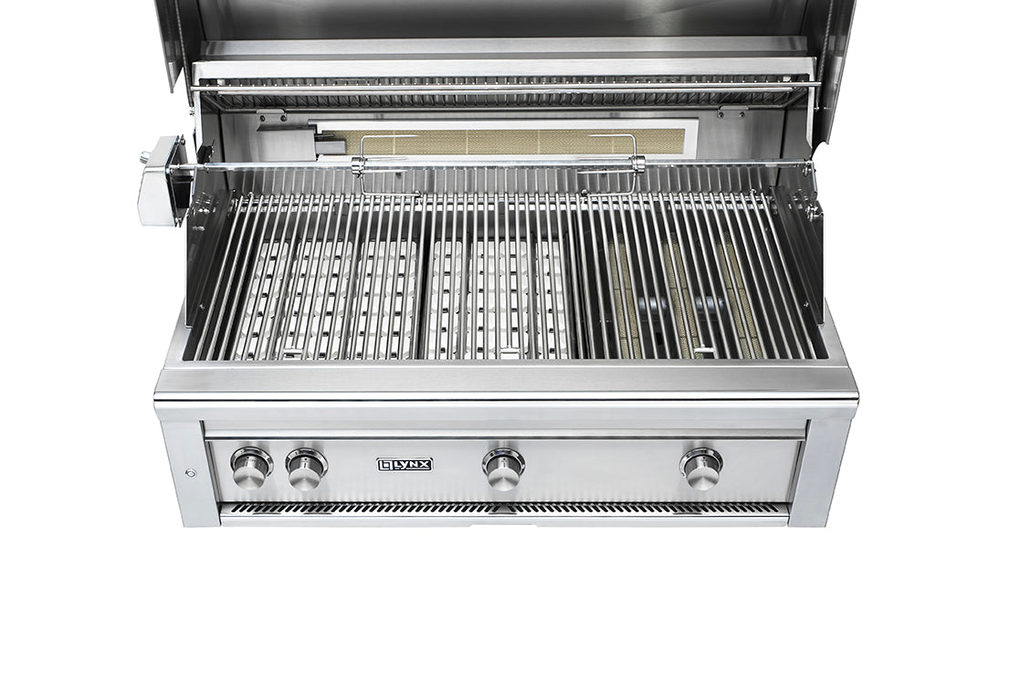 Lynx Professional Grill with 1 Trident Infrared Burner and 2 Ceramic Burners and Rotisserie (L42TRF) – view 5