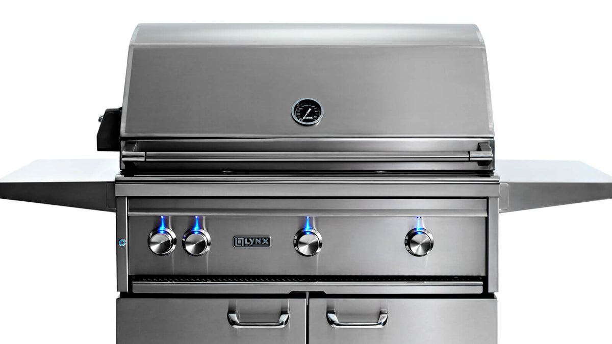 Lynx Professional Grill with 1 Trident Infrared Burner and 2 Ceramic Burners and Rotisserie (L42TRF) – view 6