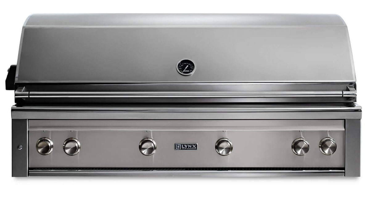 Lynx 54” Professional built-in grill with 1 trident infrared burner and 3 ceramic burners and rotisserie (L54TR) – view 9