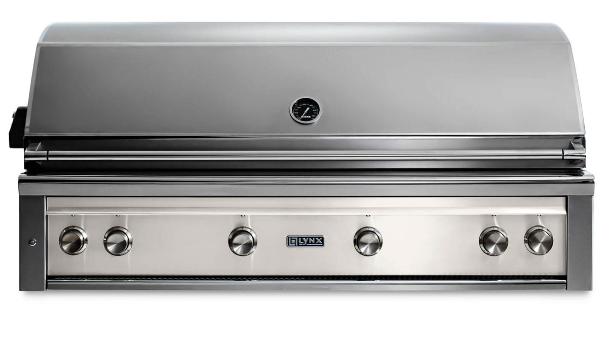 Lynx 54” Professional built-in grill with 1 trident infrared burner and 3 ceramic burners and rotisserie (L54TR) – view 12