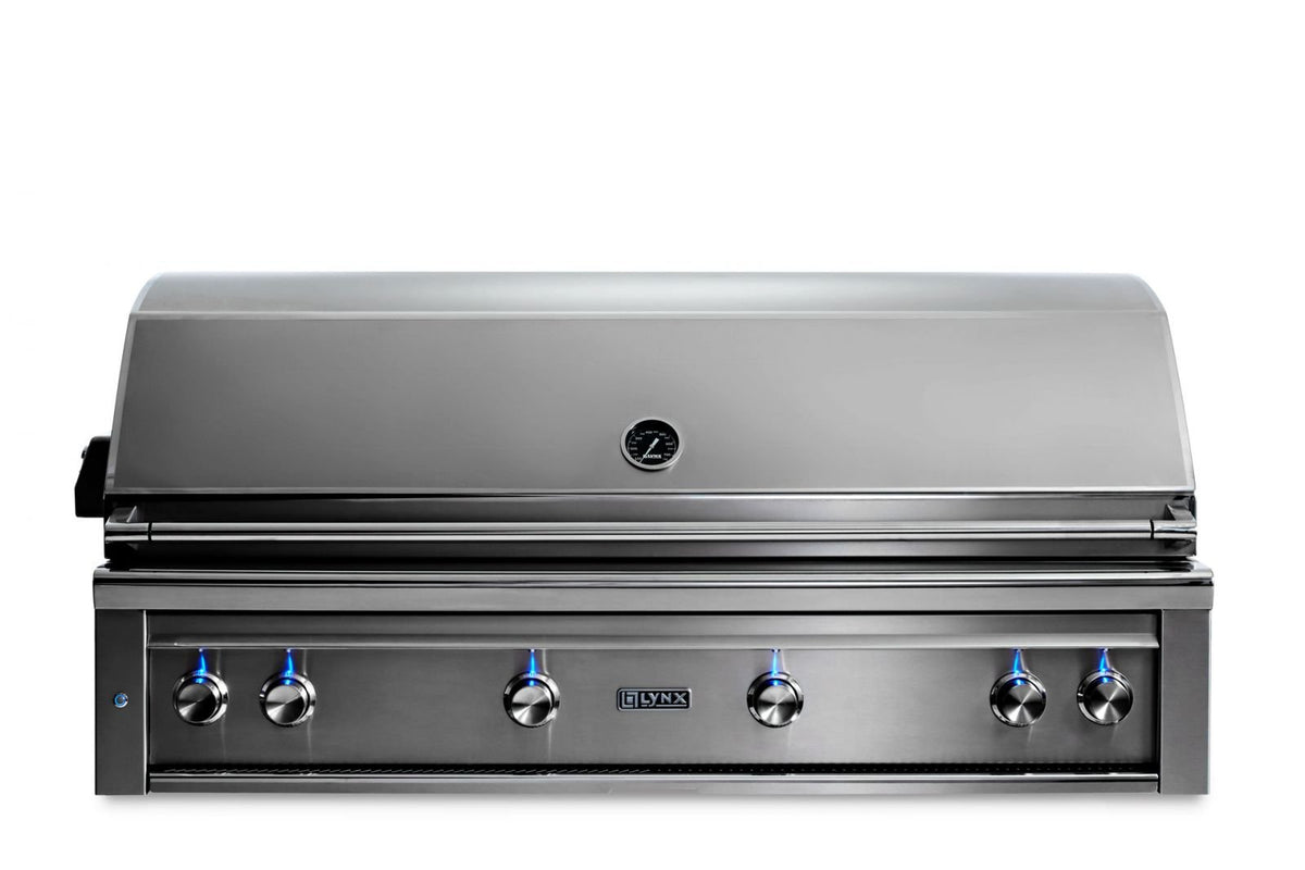 Lynx 54” Professional built-in grill with 1 trident infrared burner and 3 ceramic burners and rotisserie (L54TR) – view 4