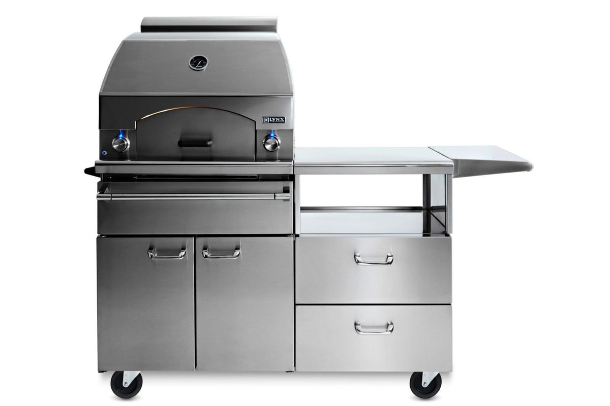 Lynx 30" NAPOLI OUTDOOR OVEN ON MOBILE KITCHEN CART (LPZAF) – view 2