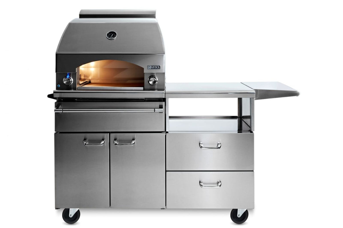 Lynx 30" NAPOLI OUTDOOR OVEN ON MOBILE KITCHEN CART (LPZAF) – view 3