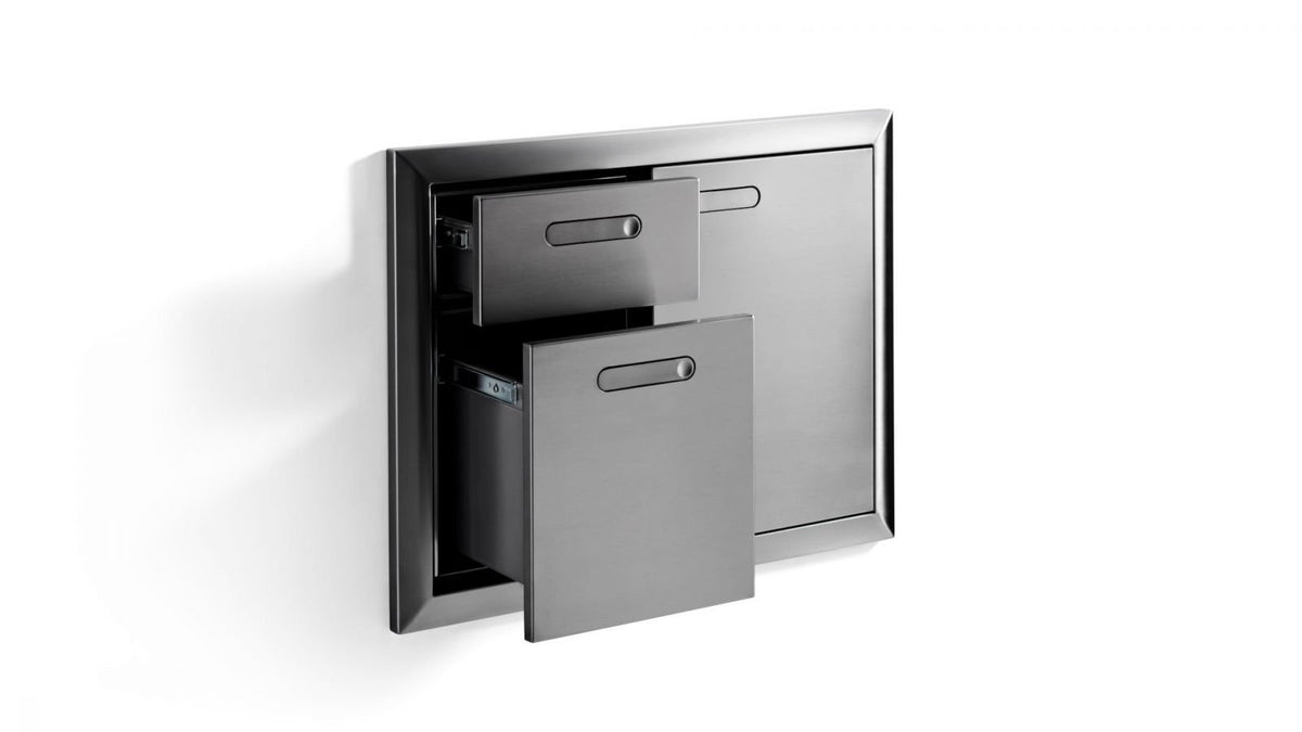 Lynx 30" Ventana Access door & double drawer combination (LSA30-4) – view 2