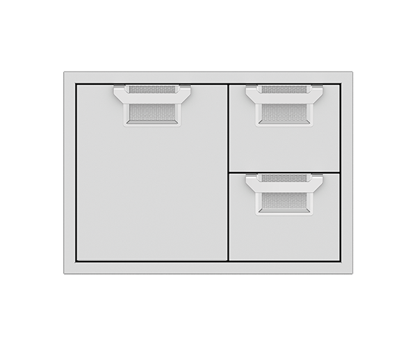 Aspire Double Drawer And Storage Door