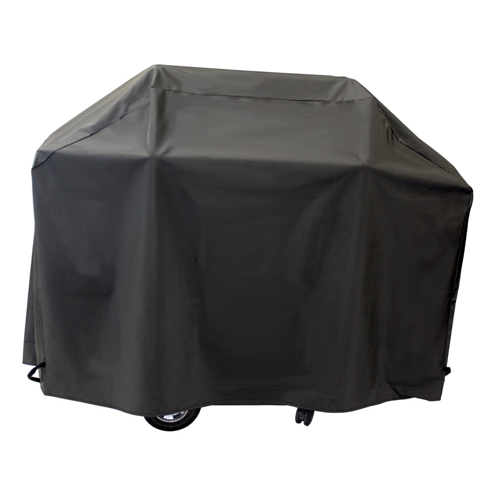 Charmglow Polyester Lined Vinyl Mid-Length Cover Used With Shelves In The Upright Position.