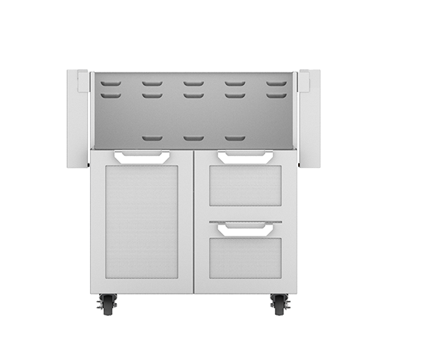 Hestan Double Drawer And Door Cart, 3