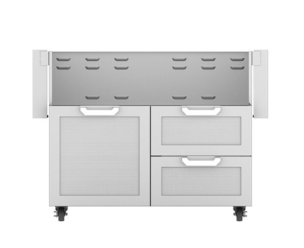Hestan Double Drawer And Door Cart, 4