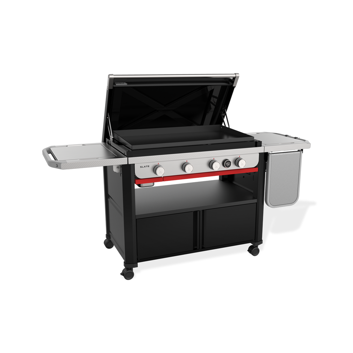 Weber Slate 36" Rust-Resistant Griddle with Flip-Up Side Table (Liquid Propane) – view 10