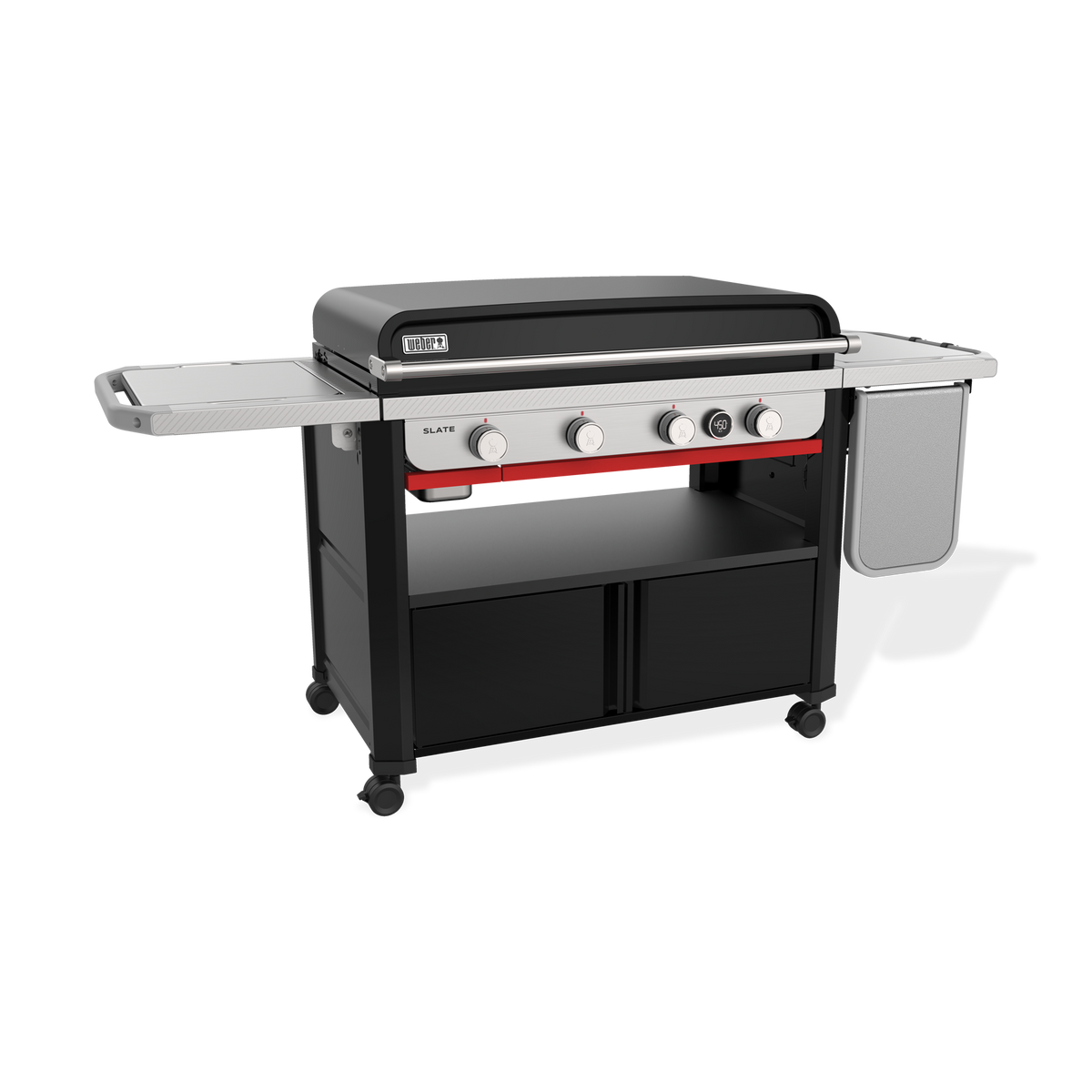 Weber Slate 36" Rust-Resistant Griddle with Flip-Up Side Table (Liquid Propane) – view 14