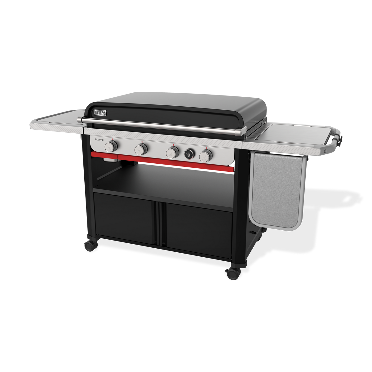 Weber Slate 36" Rust-Resistant Griddle with Flip-Up Side Table (Liquid Propane) – view 13