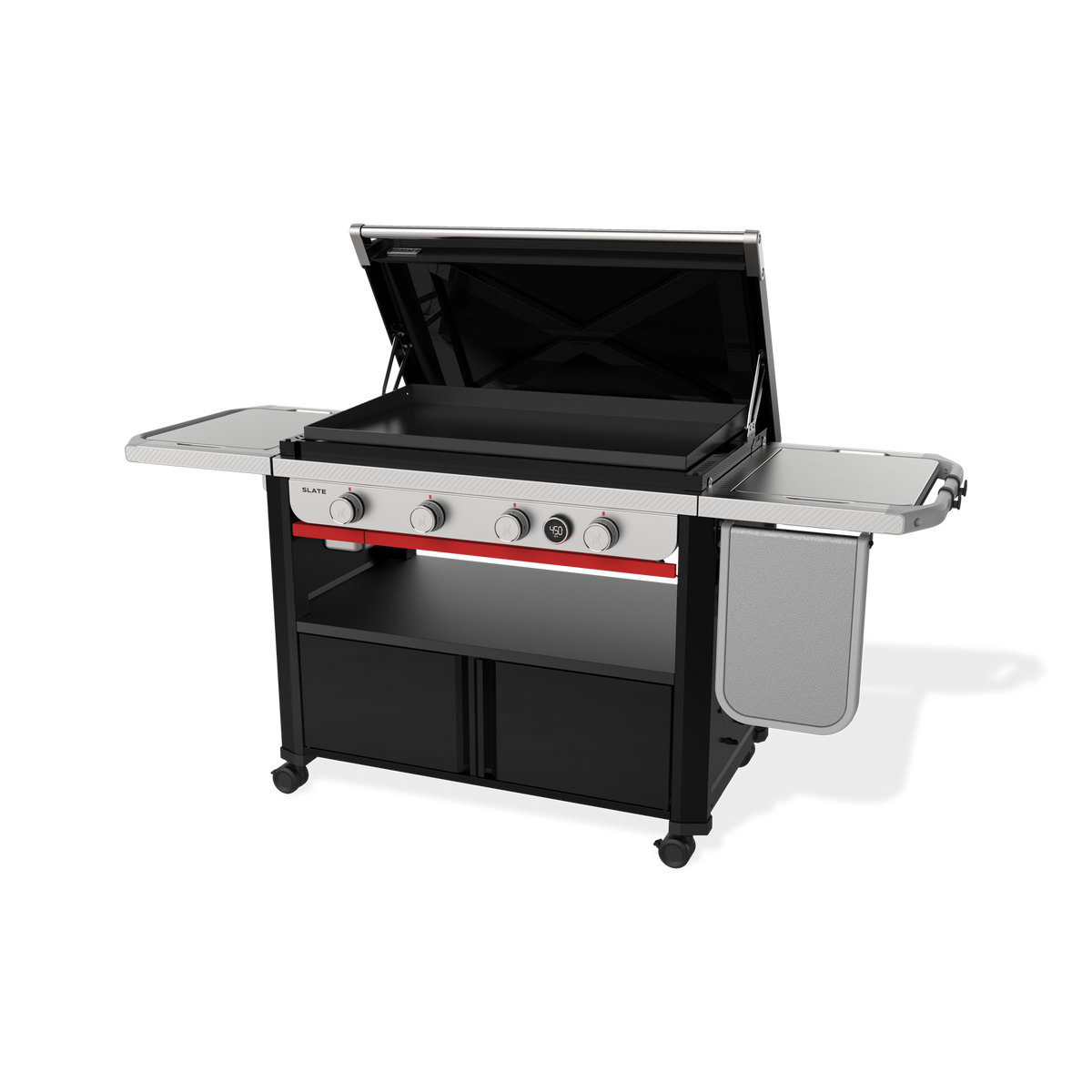 Weber Slate 36" Rust-Resistant Griddle with Flip-Up Side Table (Liquid Propane) – view 9
