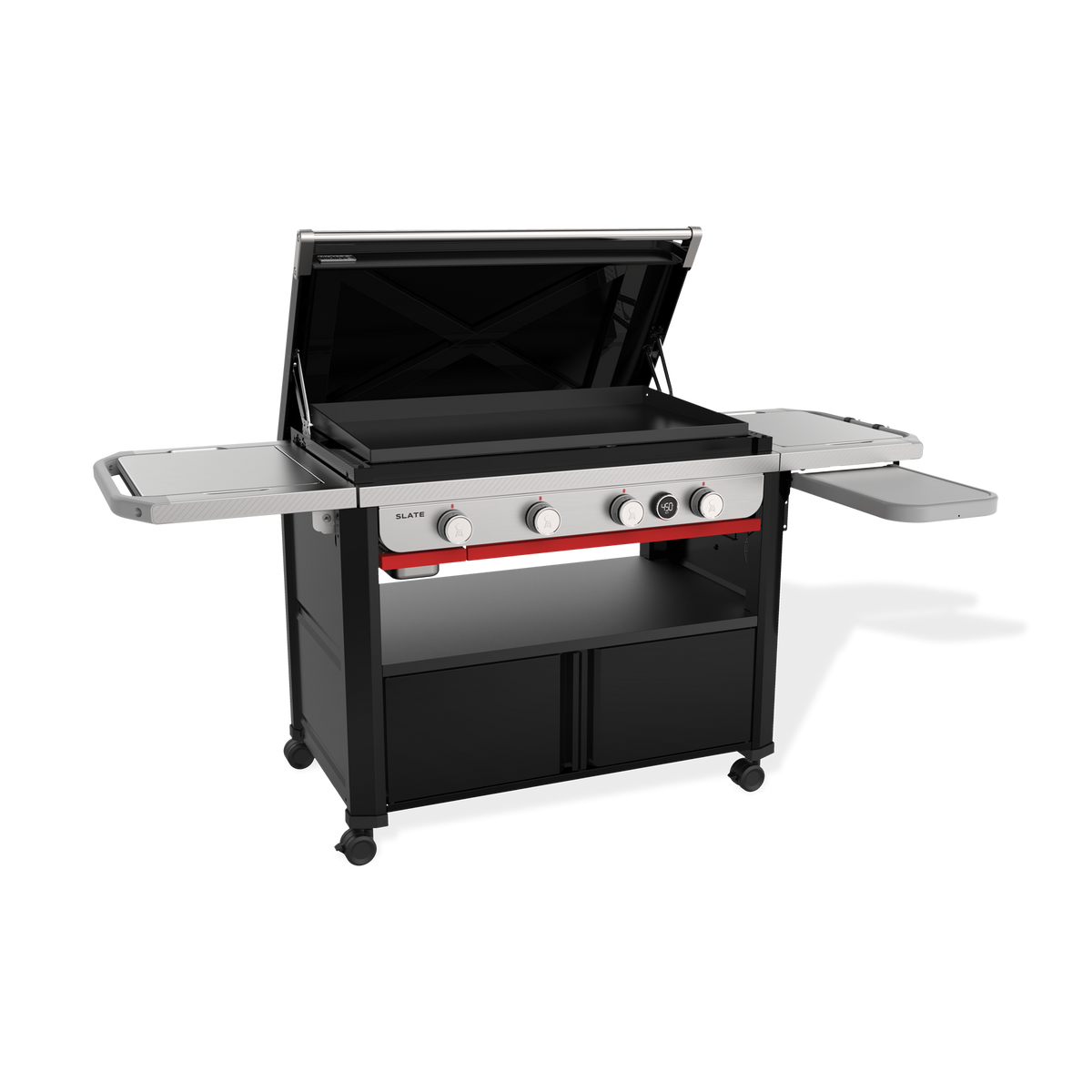 Weber Slate 36" Rust-Resistant Griddle with Flip-Up Side Table (Liquid Propane) – view 12
