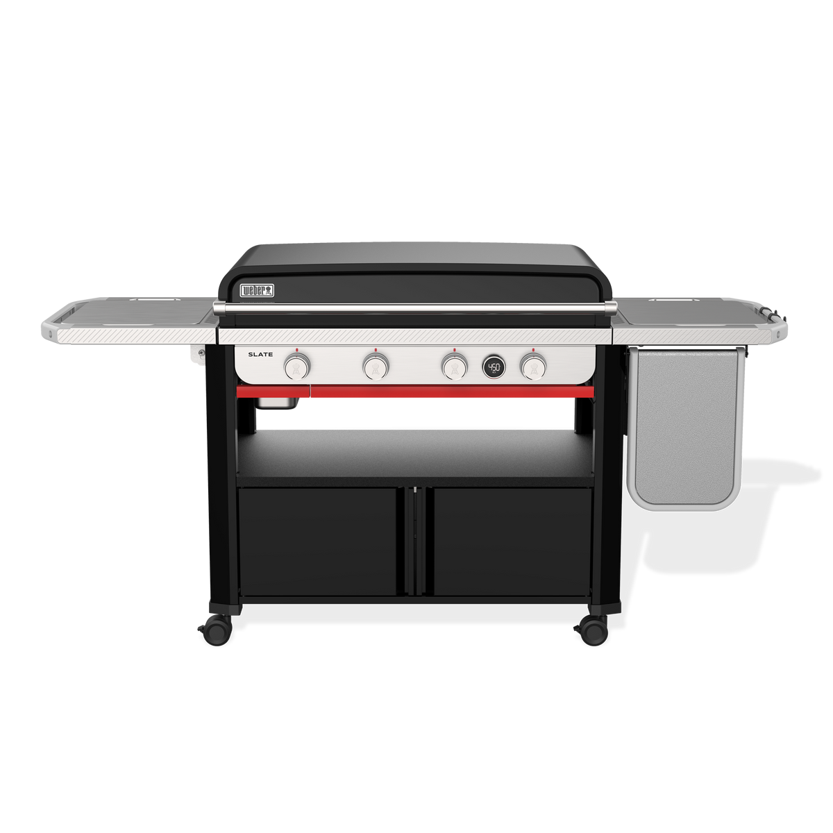 Weber Slate 36" Rust-Resistant Griddle with Flip-Up Side Table (Liquid Propane)