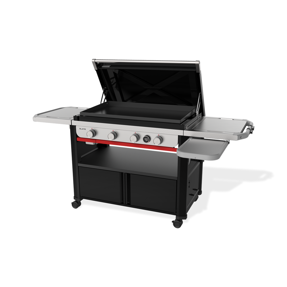 Weber Slate 36" Rust-Resistant Griddle with Flip-Up Side Table (Liquid Propane) – view 11