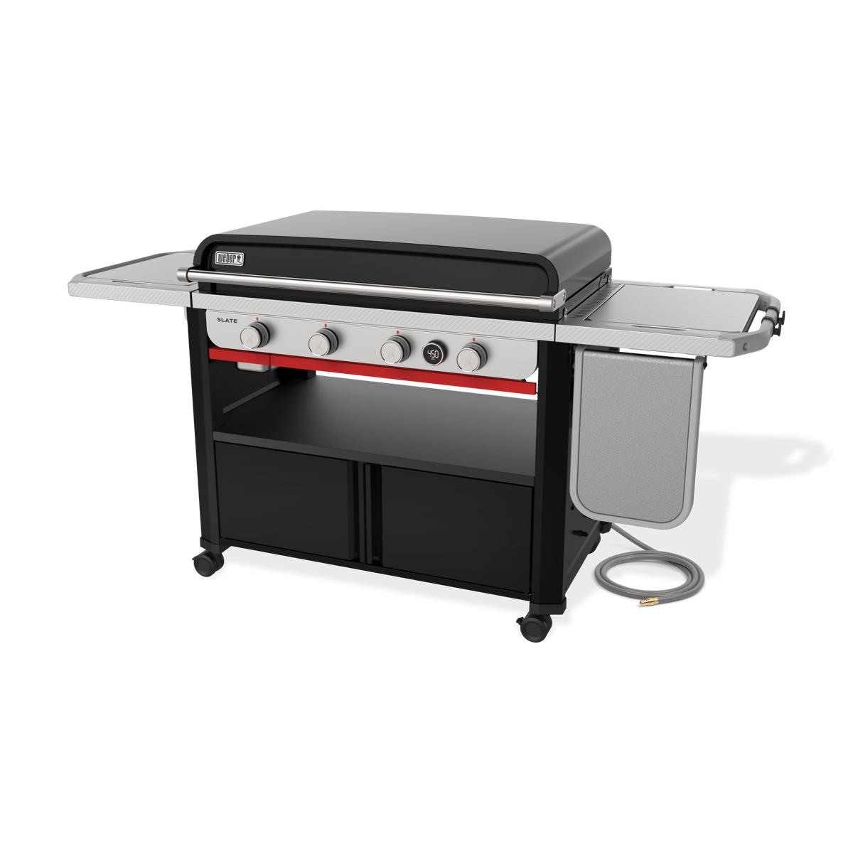 Weber Slate 36" Rust-Resistant Griddle with Flip-Up Side Table (Natural Gas) – view 8