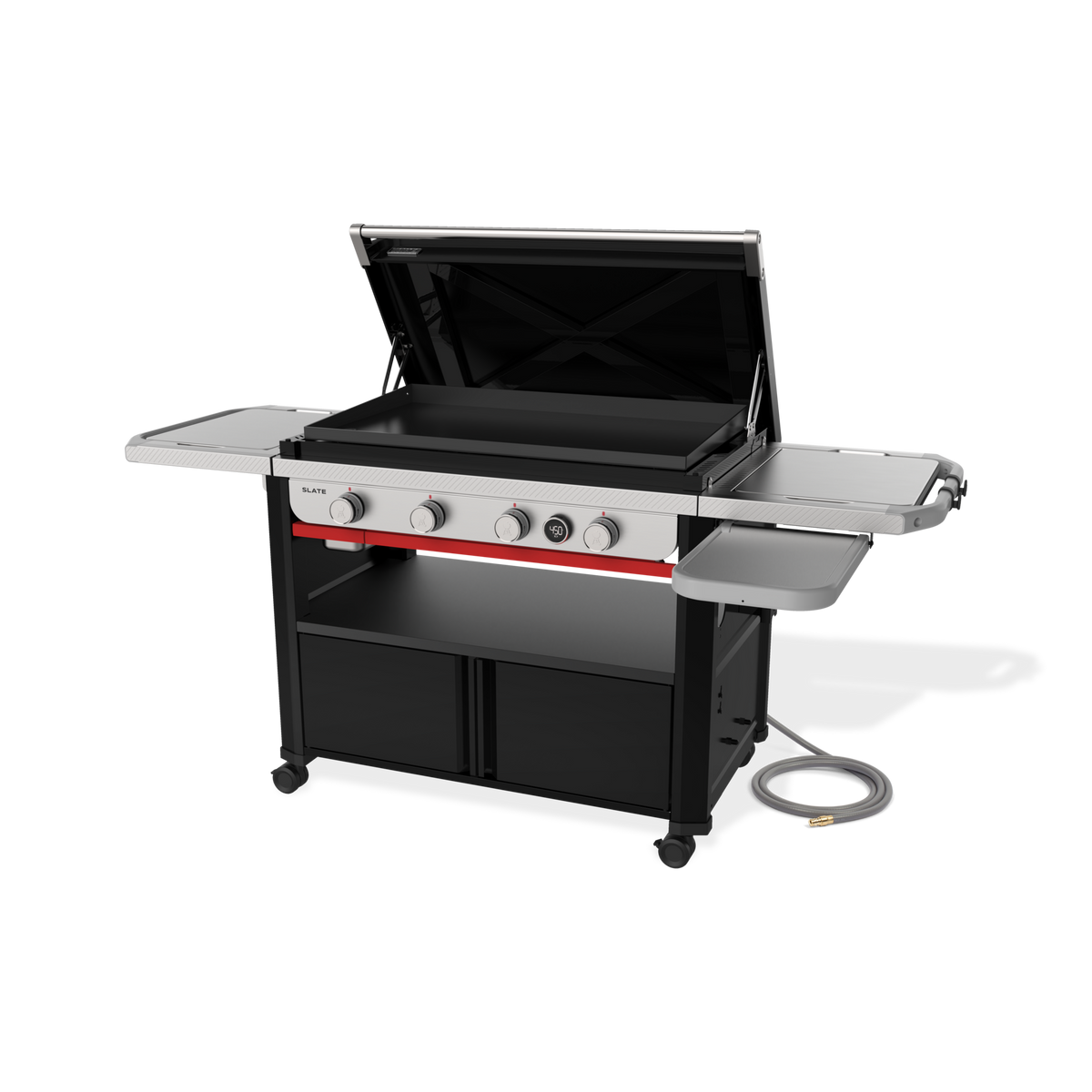 Weber Slate 36" Rust-Resistant Griddle with Flip-Up Side Table (Natural Gas) – view 13