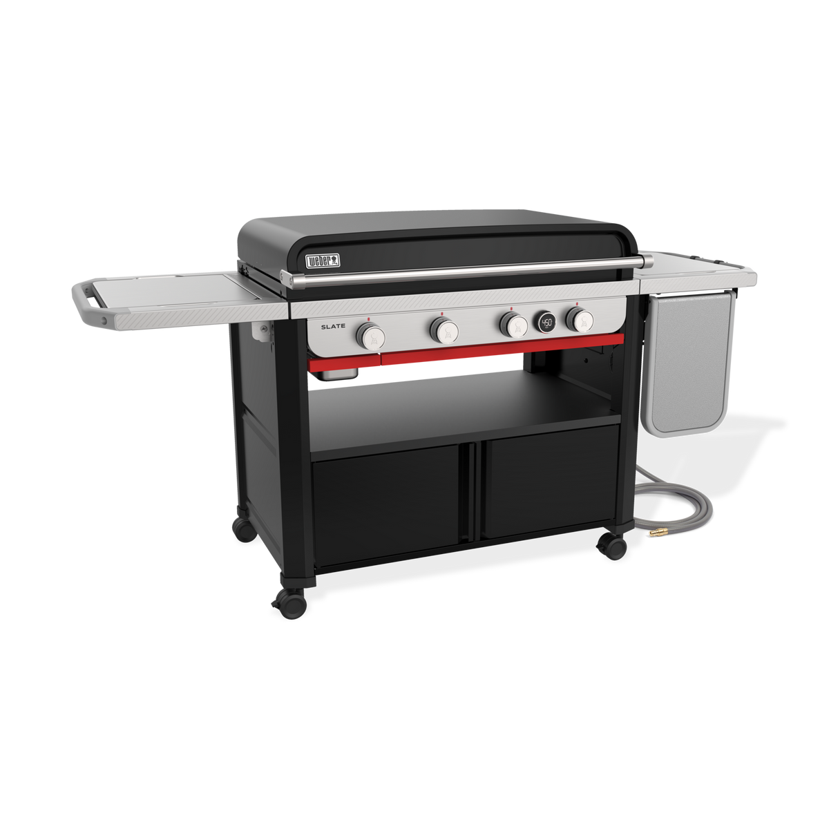Weber Slate 36" Rust-Resistant Griddle with Flip-Up Side Table (Natural Gas) – view 10