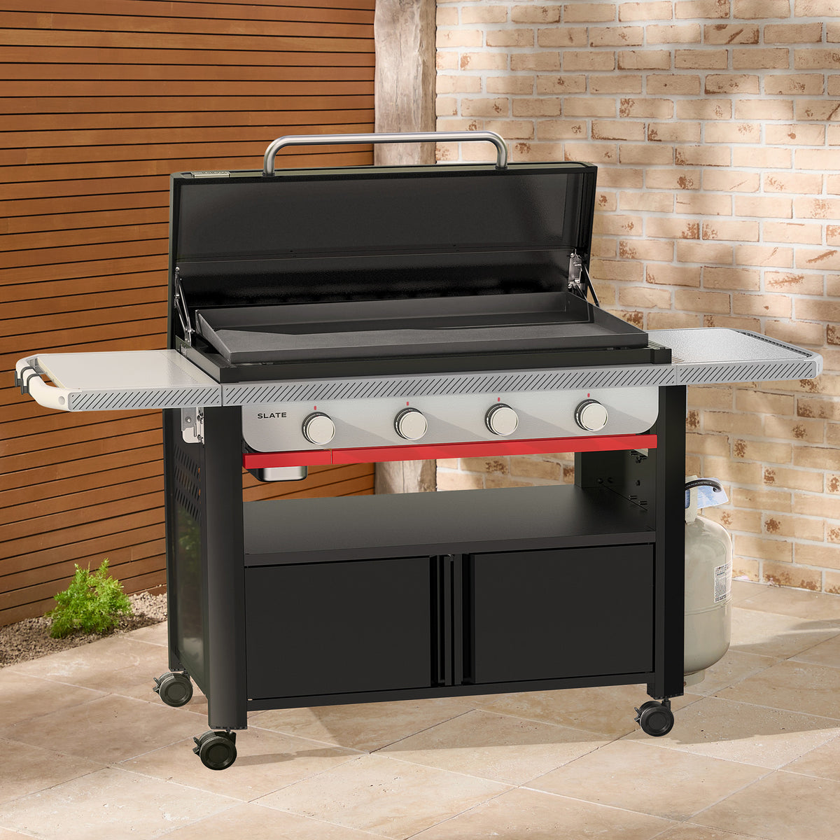 Weber Slate 36" Rust-Resistant Griddle with Closed Cabinet (1502284) – view 2