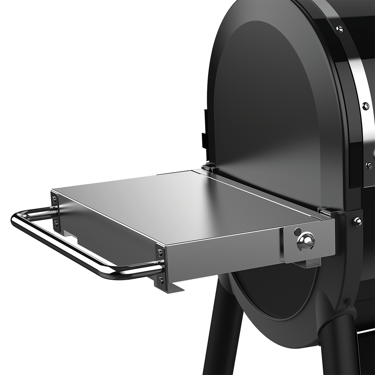 Weber Stainless Steel Folding Side Table - SmokeFire Wood Pellet Grills