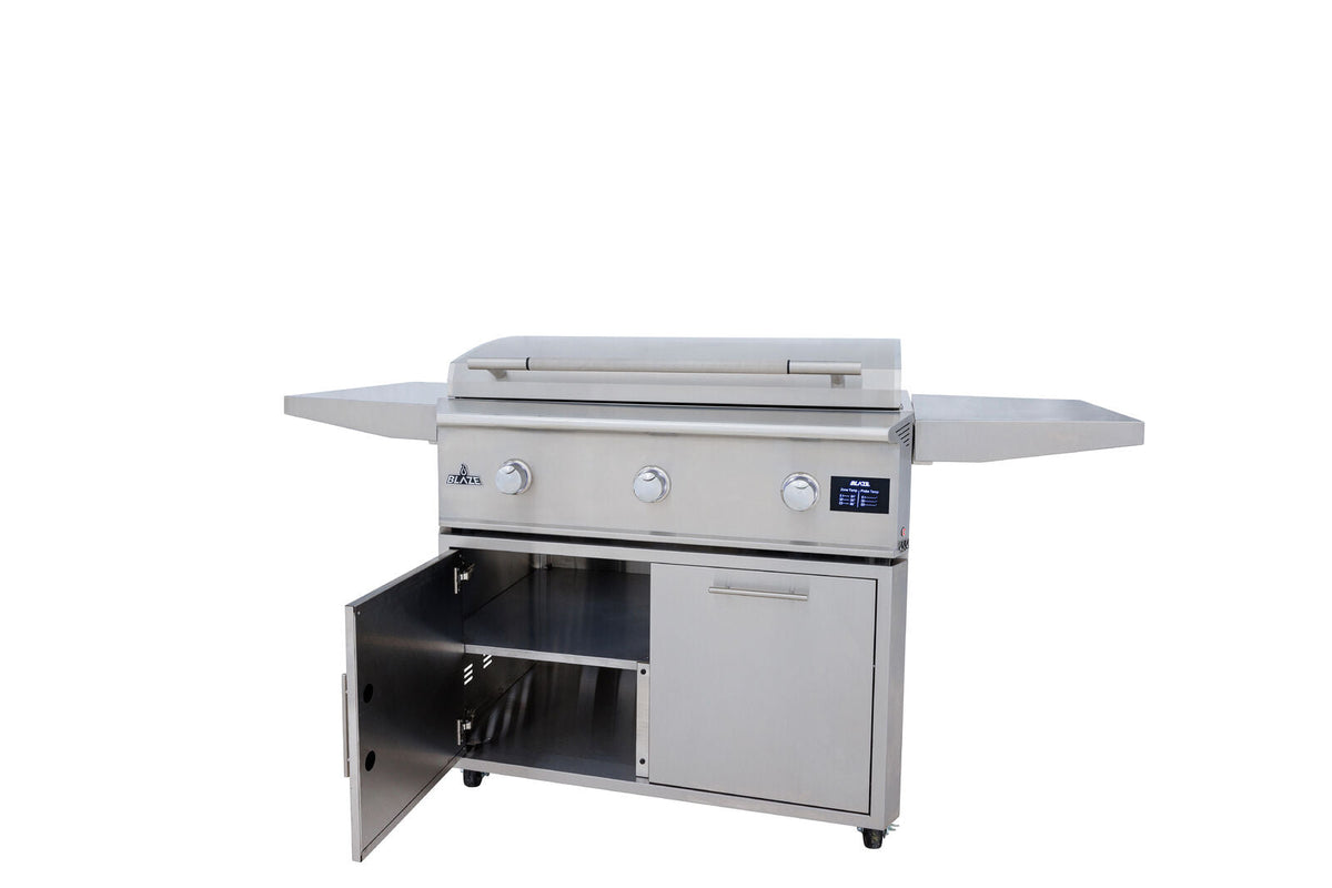 Blaze Premium LTE Pro 40-Inch Freestanding Gas Griddle With Lights - view 6