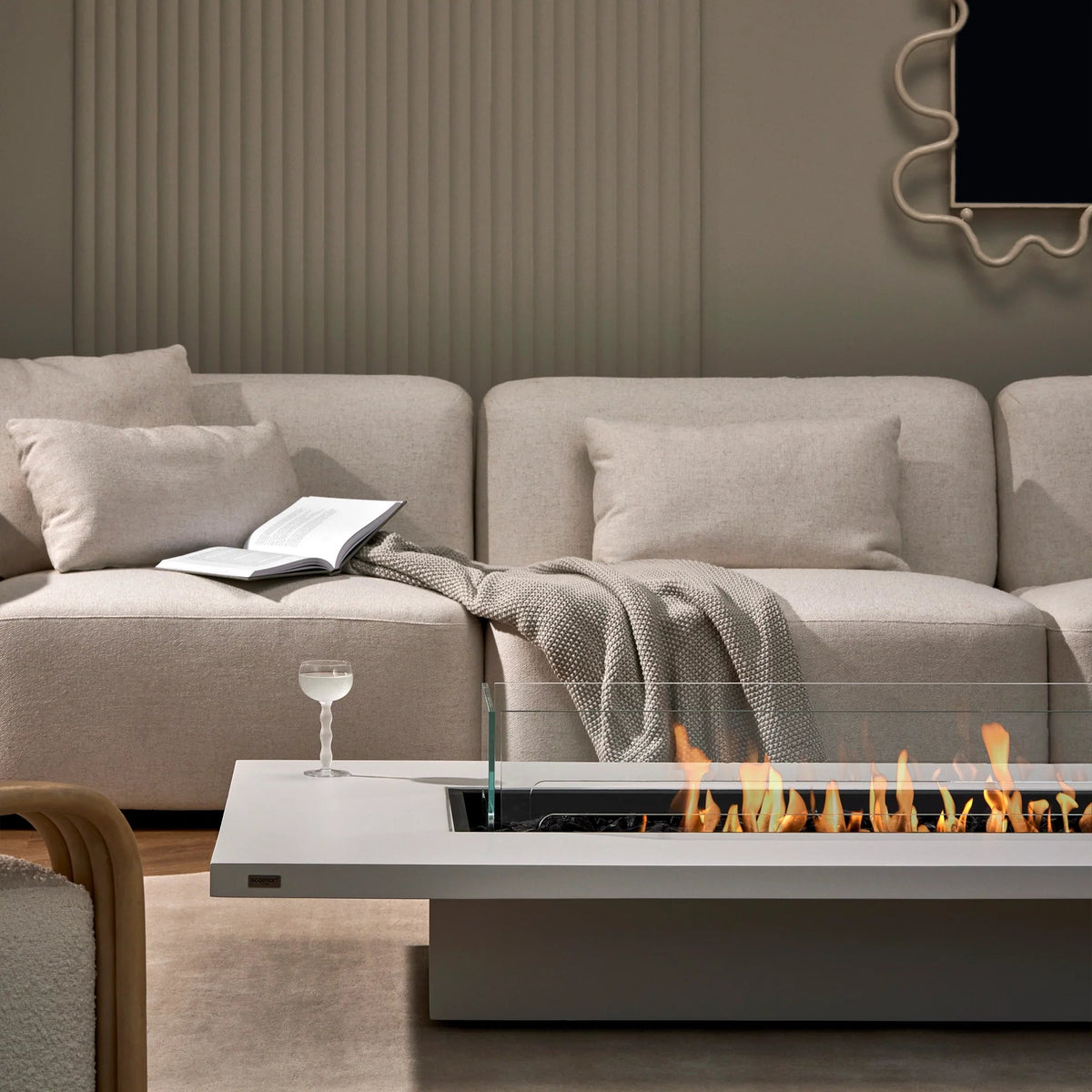 EcoSmart Fire Daiquiri 70 Fire Pit Table - view 4