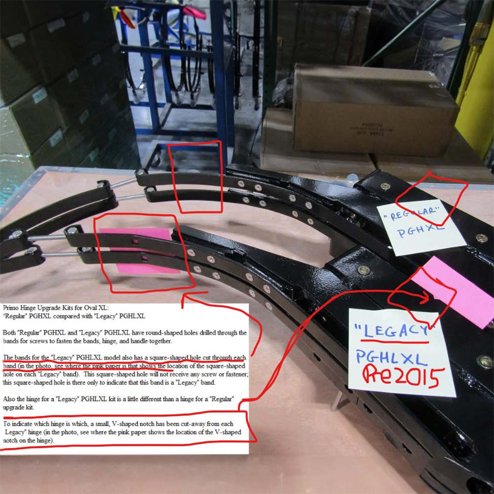Primo Easy Lift Hinge and Handle Kit (Pre-2015) - view 5