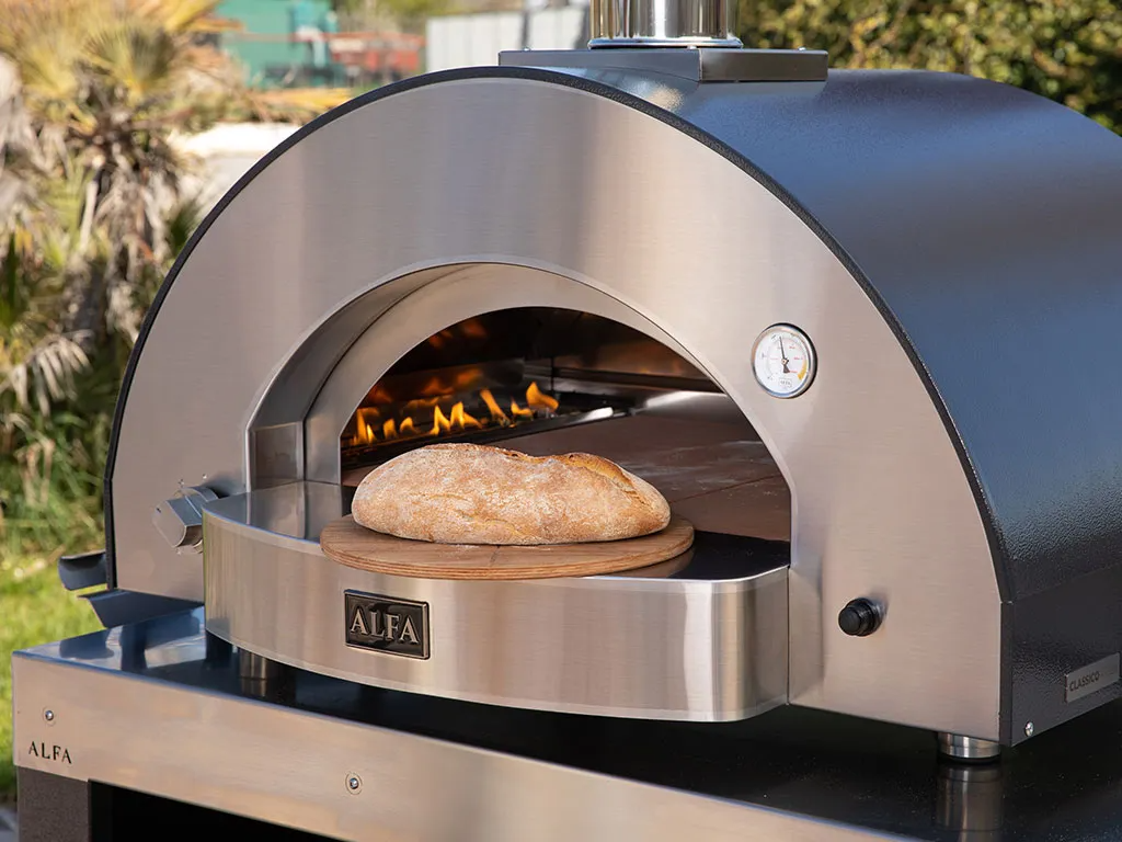 Alfa Classico 4 Pizze Gas Pizza Oven In Ardesia Grey - Countertop - FXCL-4P - view 4