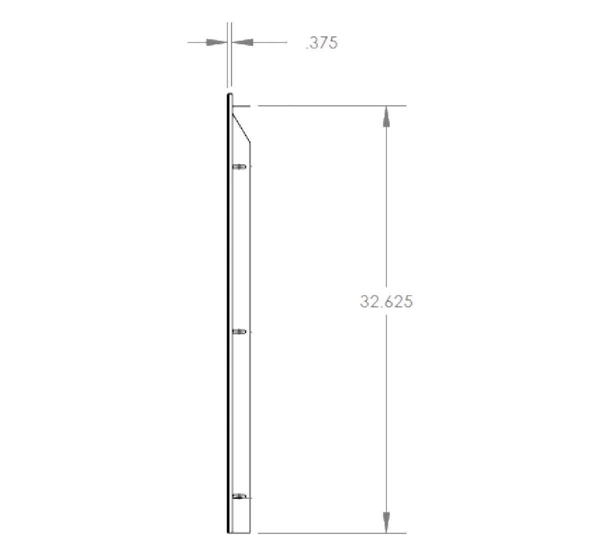 Summerset RTK-24SM Trim Kit for 24-Inch Outdoor Rated Refrigerators - view 3