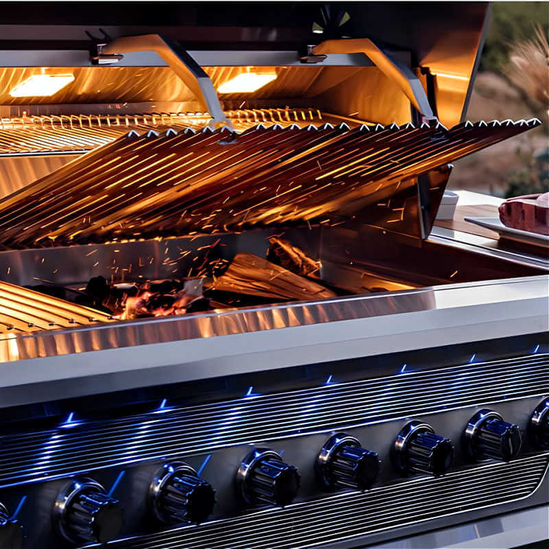 American Made Grills Muscle 54 Inch Hybrid Built In Grill - view 5