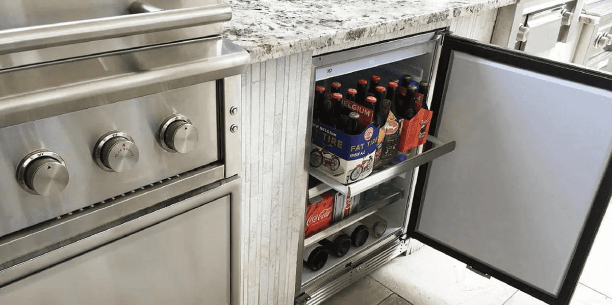 XO 15 Inch Outdoor Undercounter Refrigerator - view 8