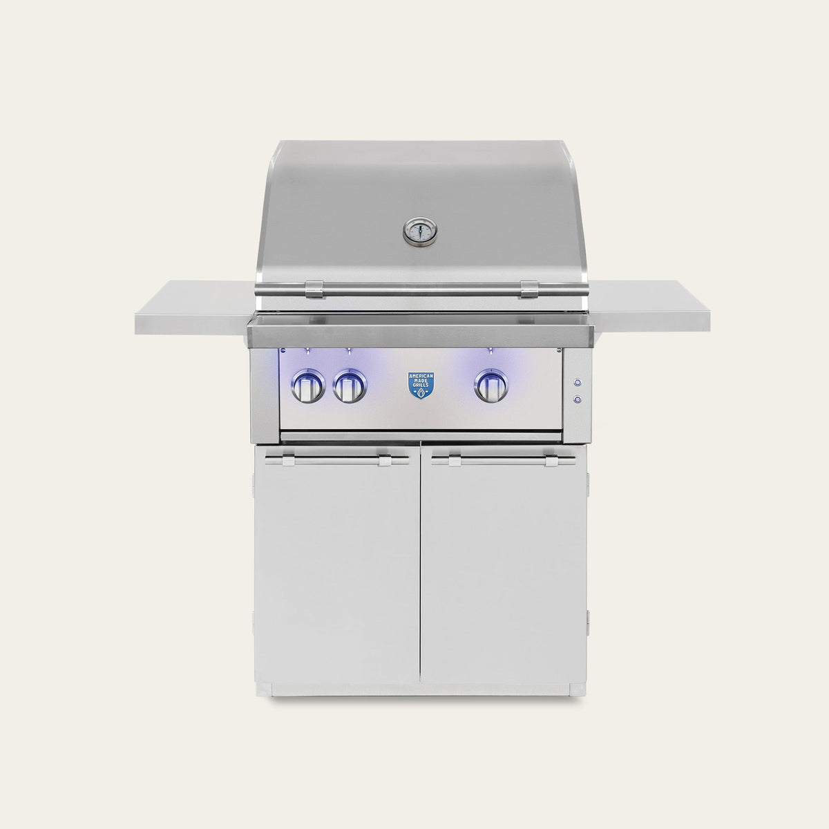 American Made Grills Estate Freedom 30-Inch Freestanding Propane Grill with Cart - ESTFS30-FR-LP