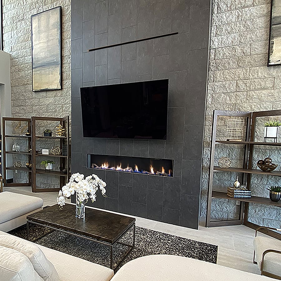 SÓLAS SEVENTY2 Slim-Line Built-In Gas Fireplace - Single-Sided - view 3