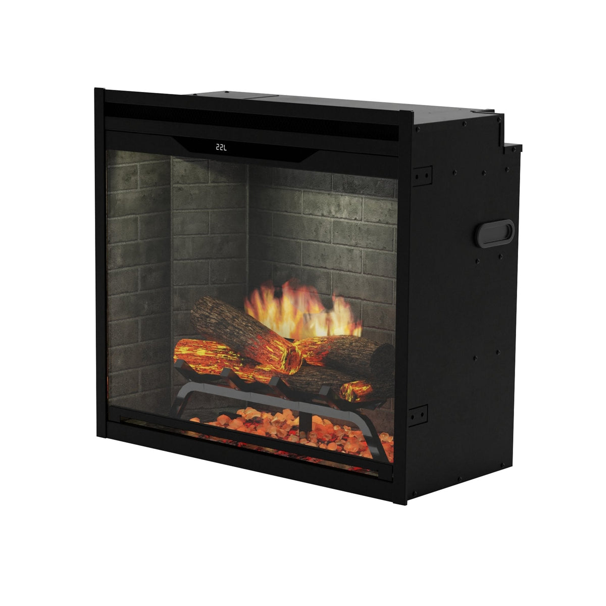 Dimplex Revillusion 24in Electric Fireplace Insert - Neutral Brick - REV24-NB - view 3