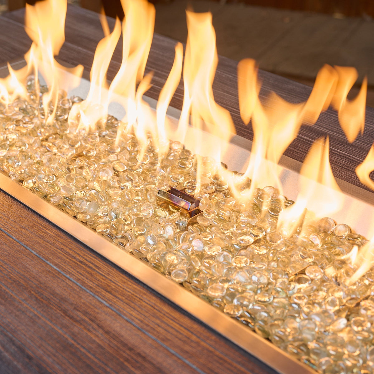 The Outdoor GreatRoom Havenwood Linear Gas Fire Pit Table 62" - view 64